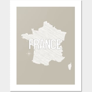 Country Wall Decor France Black and White Art Canvas Poster Prints Modern Style Painting Picture for Living Room Cafe Decor World Map Posters and Art